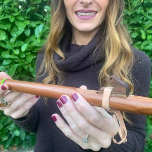 Small Peruvian Copaiba Wood Native Flute