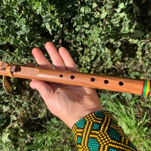 Small Peruvian Copaiba Wood Native Flute